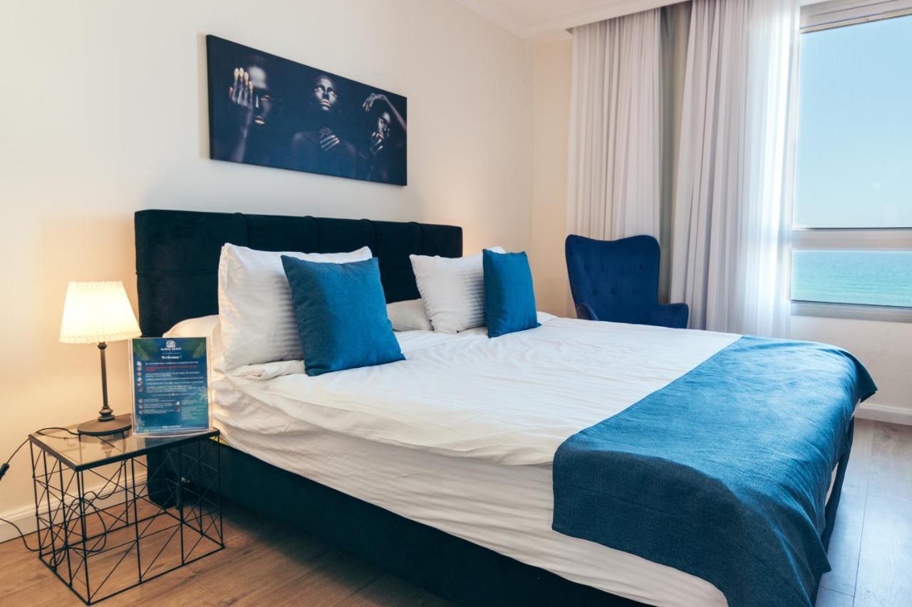 Almog Beach Apartments מגדלי חוף הכרמל חיפה Kültér fotó