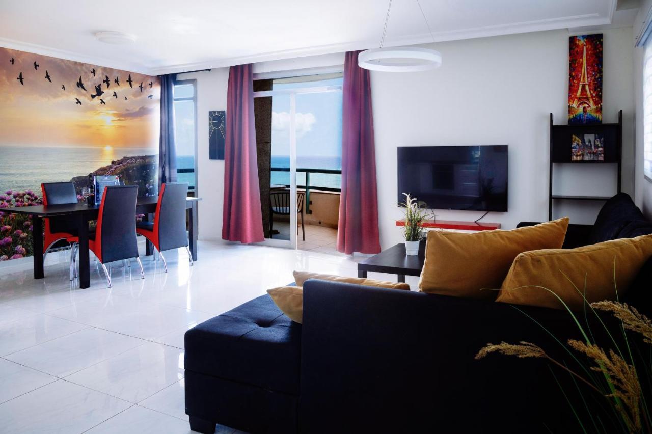 Almog Beach Apartments מגדלי חוף הכרמל חיפה Kültér fotó
