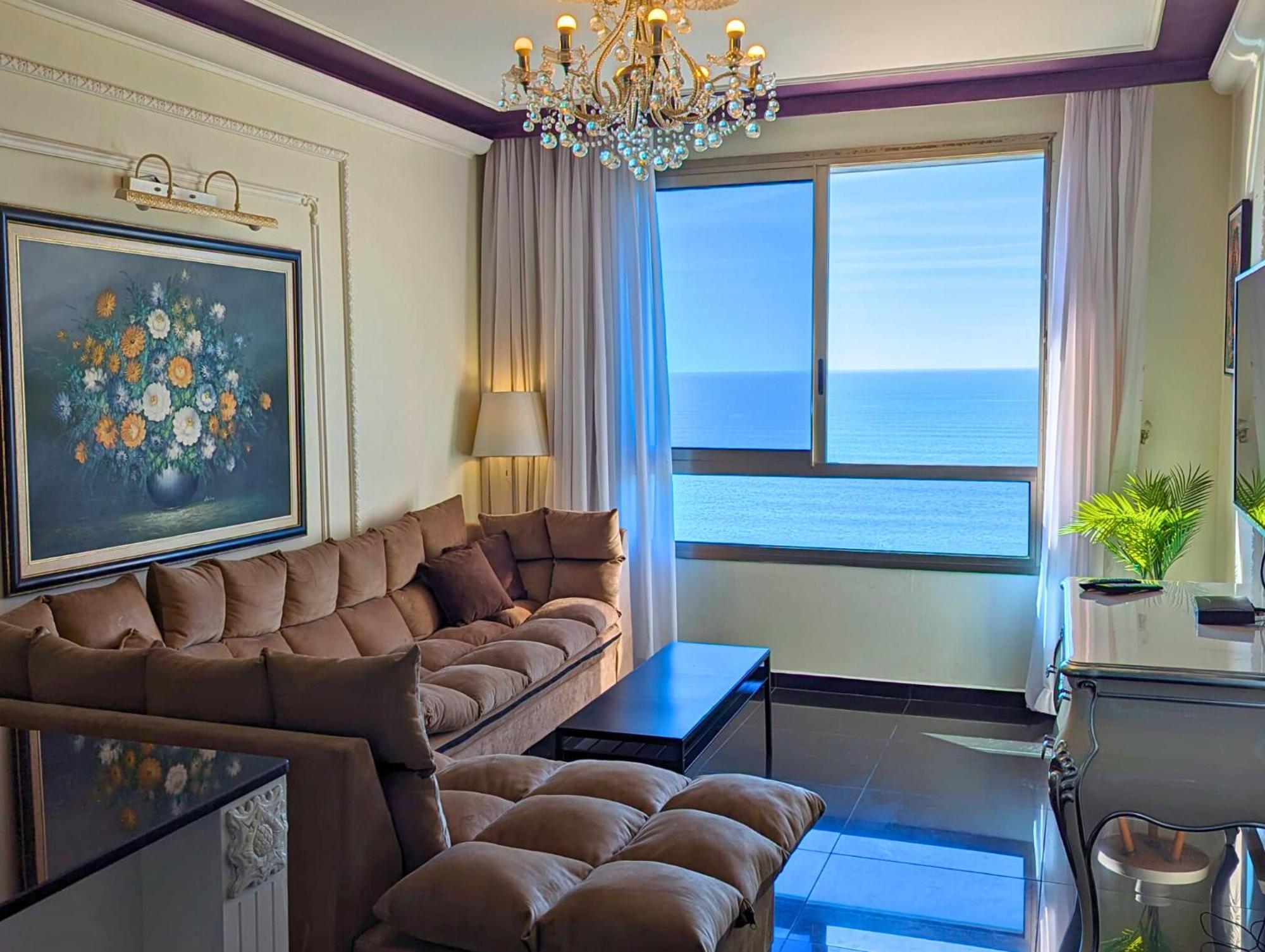 Almog Beach Apartments מגדלי חוף הכרמל חיפה Kültér fotó